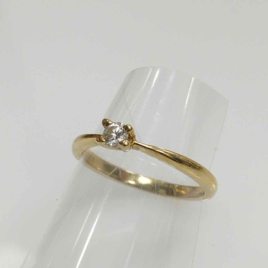 SOLITARIO ORO 14 K 2,20 GRMS (SEMINUEVO)