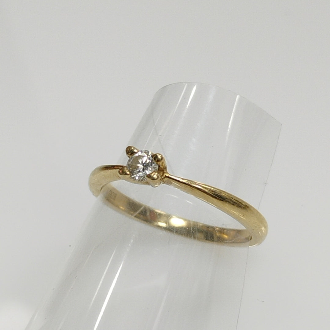 SOLITARIO ORO 14 K 2,20 GRMS (SEMINUEVO)