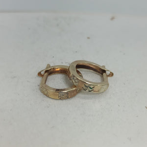 ARETES PAR ORO 14 K 0,90 GRMS (SEMINUEVO)