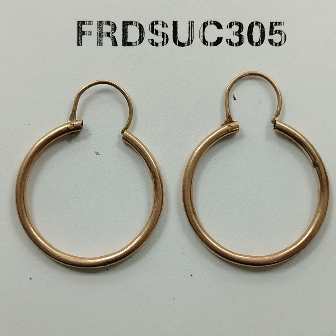 ARRACADAS PAR ORO 8 K 3,20 GRMS (SEMINUEVO)