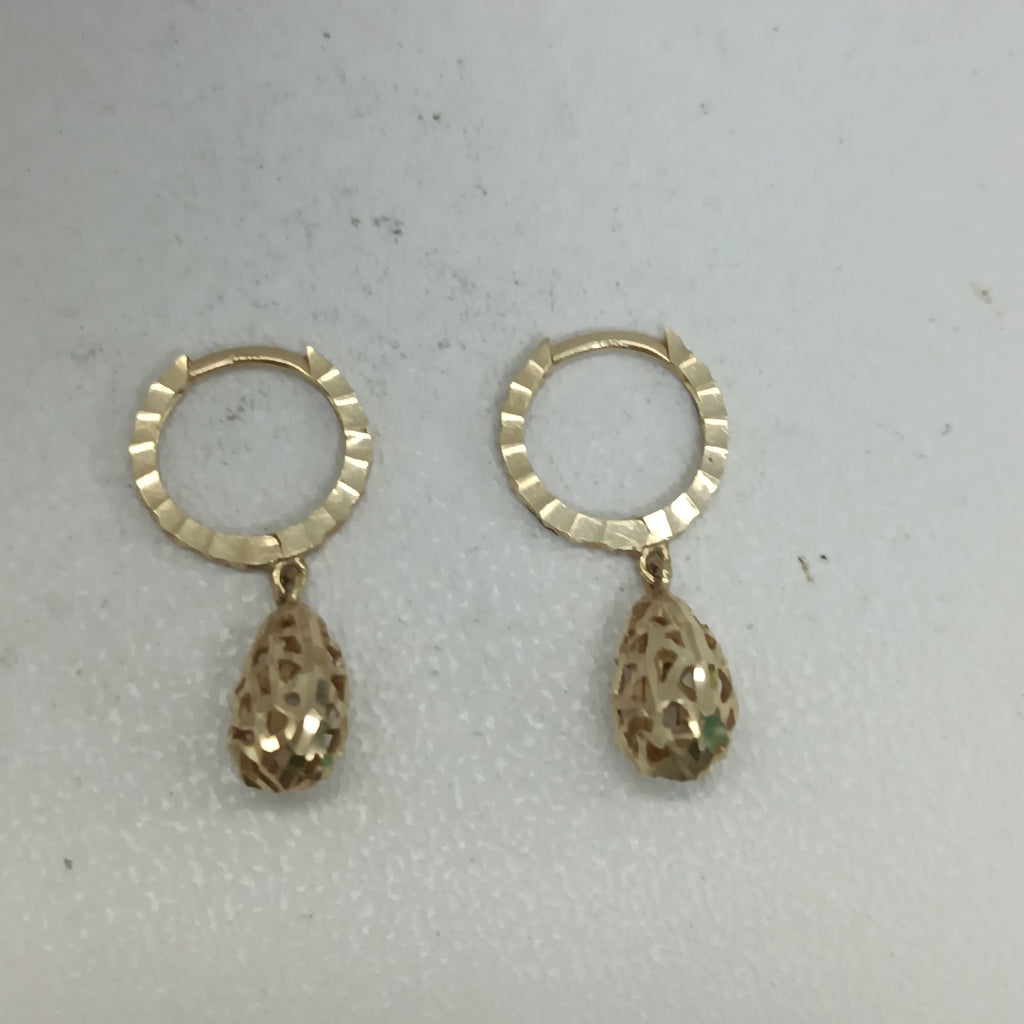 ARETES PAR ORO 14 K 1,90 GRMS (SEMINUEVO)