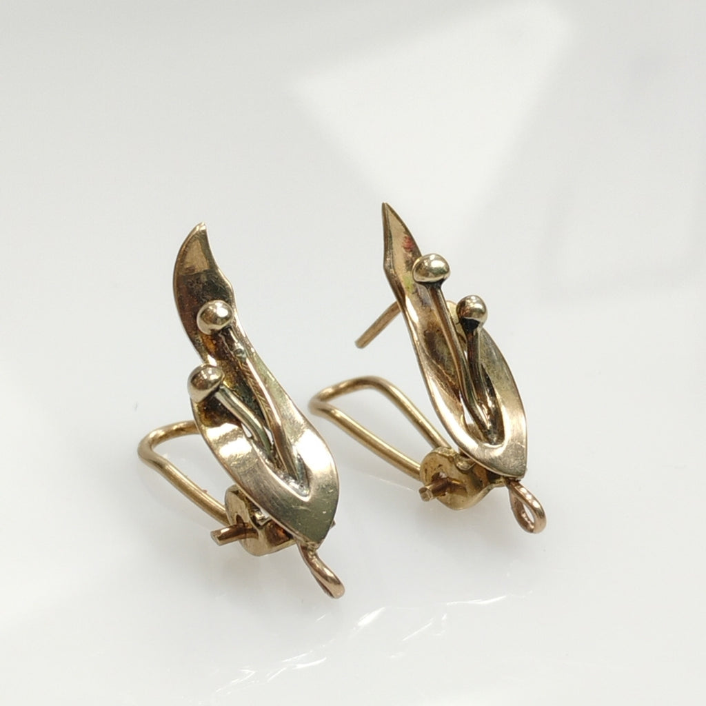 ARETES PAR ORO 8 K 4,10 GRMS (SEMINUEVO)