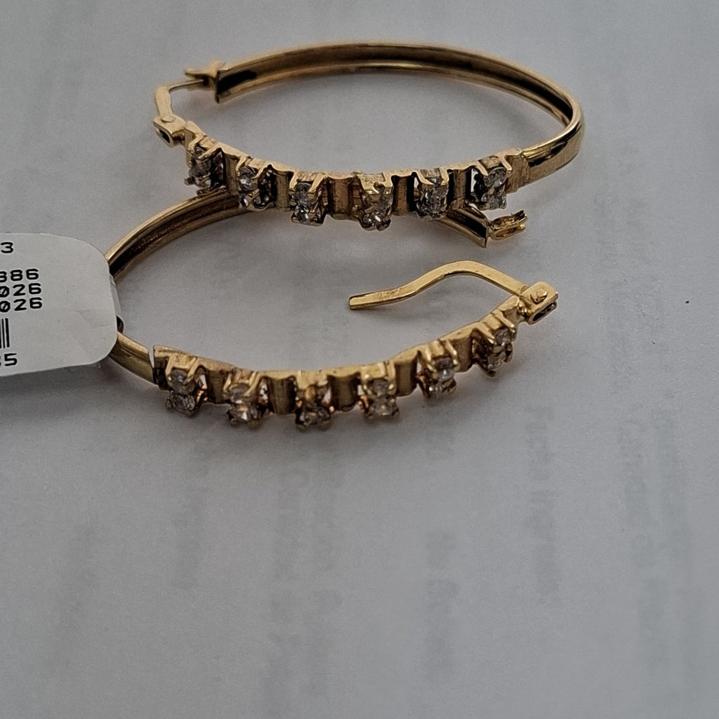 ARRACADAS PAR ORO 8 K 5,50 GRMS (SEMINUEVO)