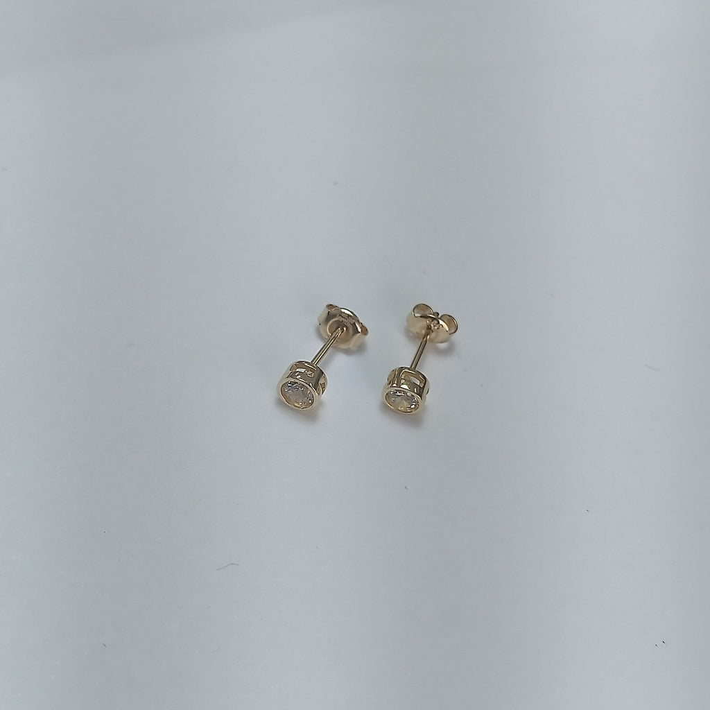 BROQUELES ORO 14K 1.2 (NUEVO)
