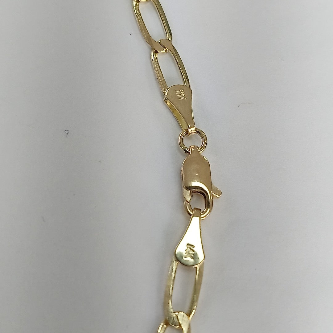 CADENA ESLABON 14K 60 CM 11.8 GR (NUEVO)
