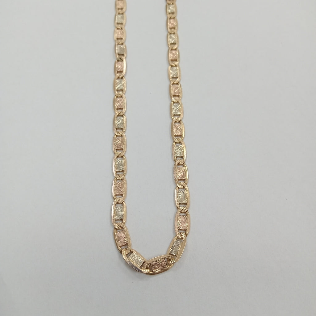 CADENA ORO,ORO COMBINADO 10 K 9,50 GRMS (SEMINUEVO)