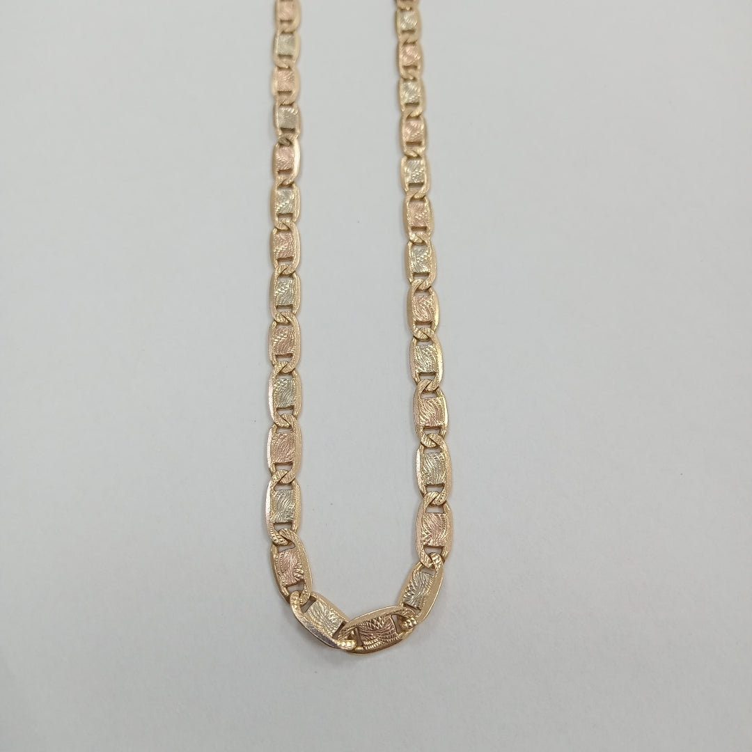 CADENA ORO,ORO COMBINADO 10 K 9,50 GRMS (SEMINUEVO)