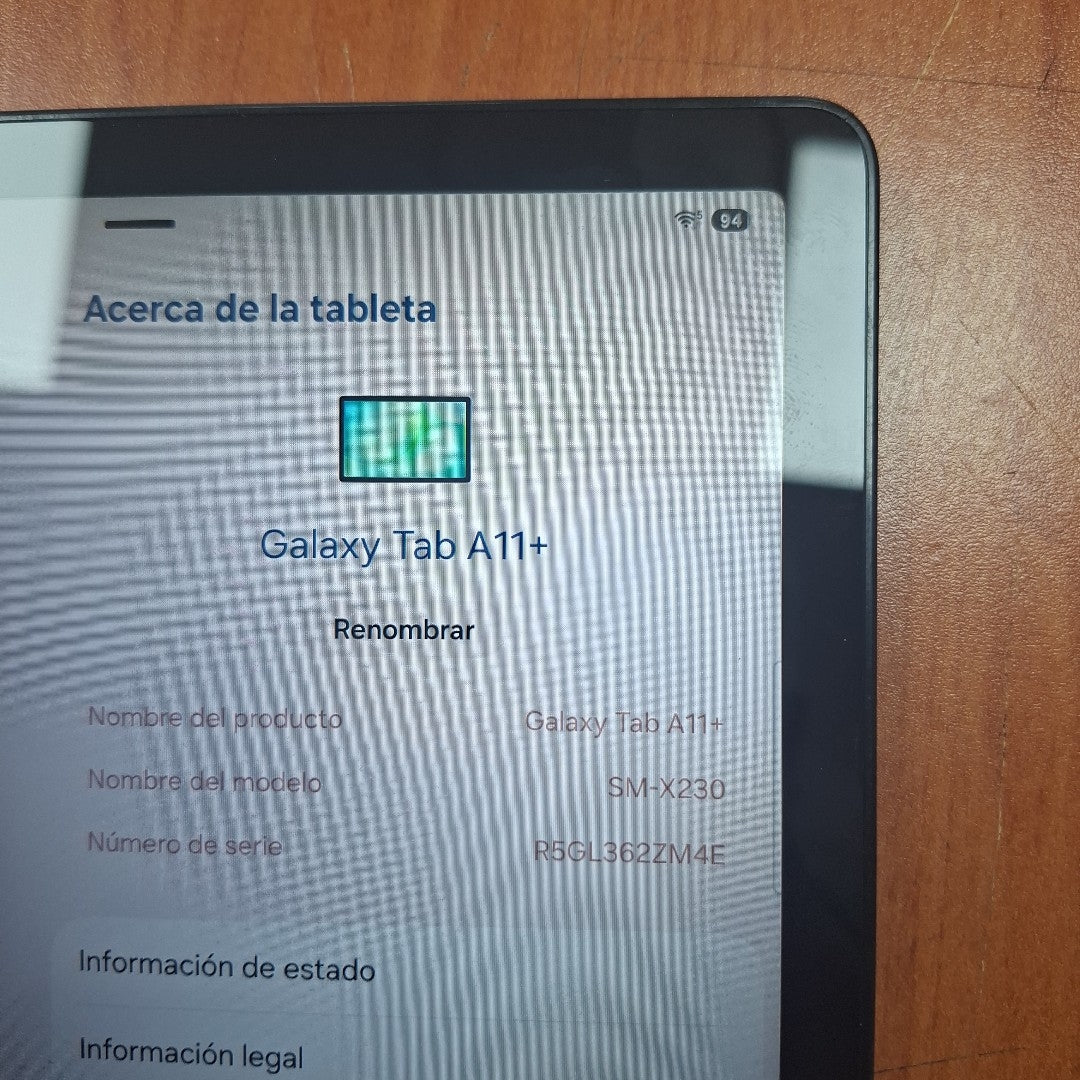TABLETA SAMSUNG GALAXY TAB A11+ SM-X230 (2025) 128 GB 6 GB RAM (SEMINUEVO)