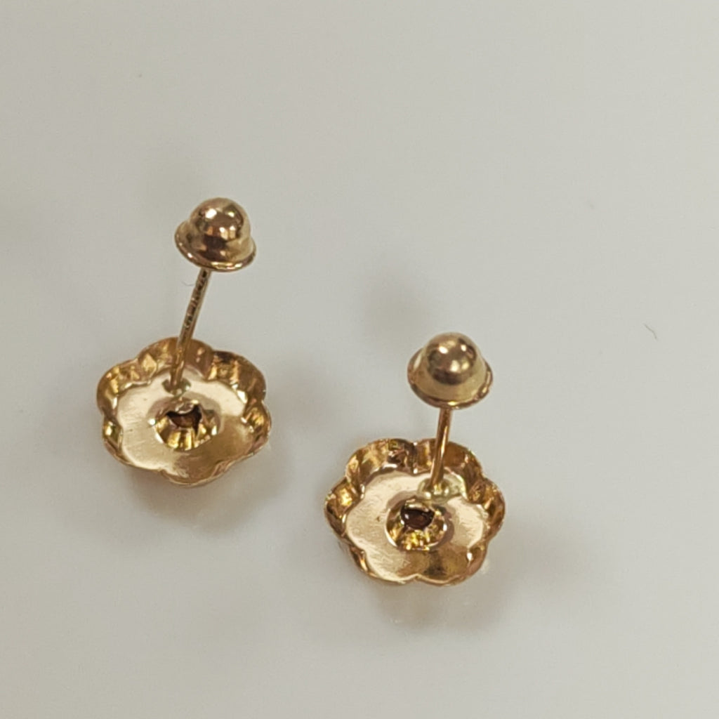 BROQUELES BROQUEL FIG FLOR C CIRCONIA 14K 0.2581 GR (NUEVO)