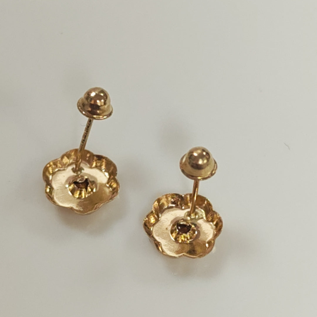 BROQUELES BROQUEL FIG FLOR C CIRCONIA 14K 0.2581 GR (NUEVO)