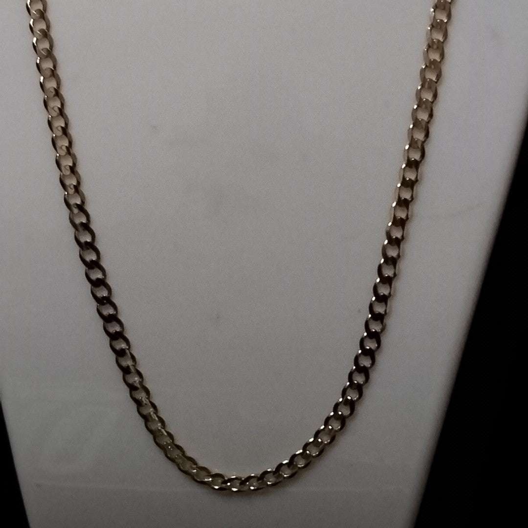 CADENA BARBADA 14K 55 CM 12.5 GR (NUEVO)