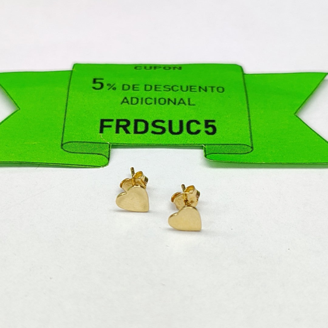 BROQUELES ORO 14K 1.2 (NUEVO)