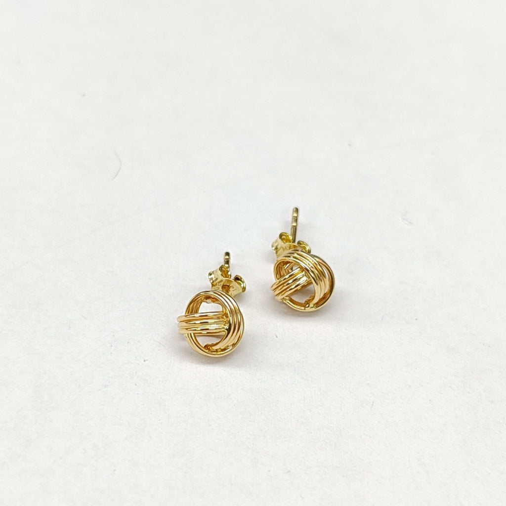 BROQUELES ORO 14K 1.8 (NUEVO)