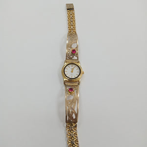 RELOJ CAJA ACERO PULSO ORO ORO 10 K 13 GRMS (SEMINUEVO)