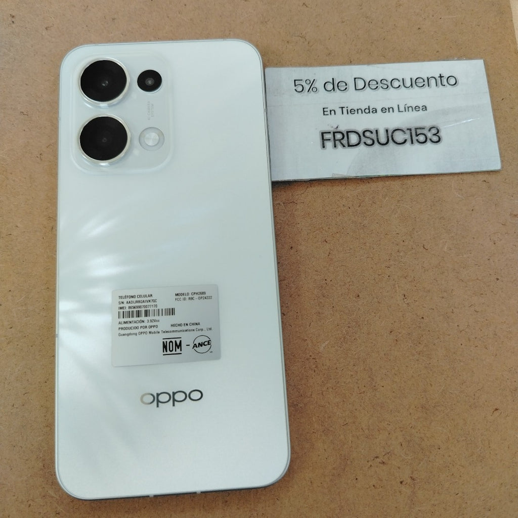 CELULAR OPPO RENO13 5G CPH2689 (2024) 512 GB 12 GB RAM (SEMINUEVO)