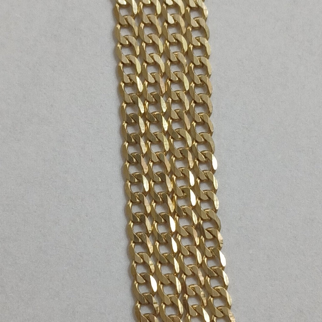CADENA BARBADA 14K 55 CM 5.5 GR (NUEVO)