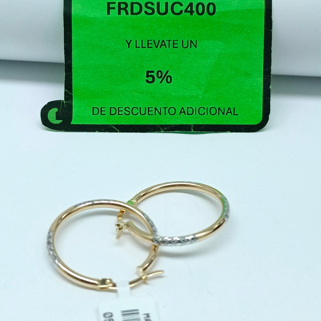 ARRACADAS ORO 14K 1.3 (NUEVO)
