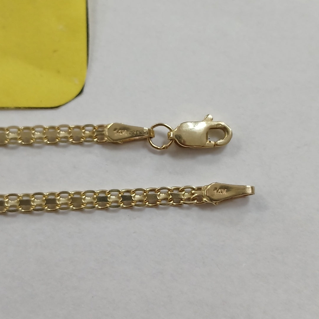 PULSERA BISMARK 14K 18 CM 2.4 GR (NUEVO)