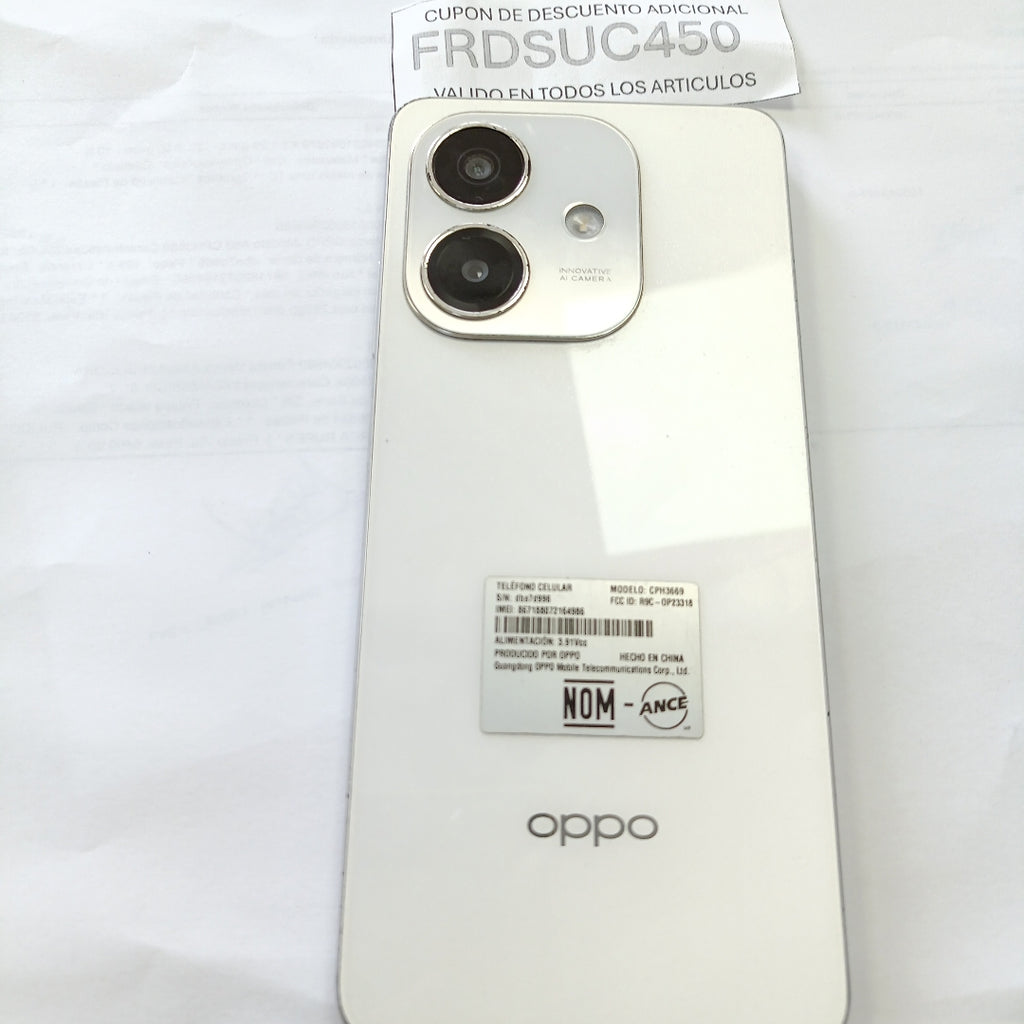 CELULAR OPPO A60 CPH3669 256 GB 8 GB RAM (SEMINUEVO)