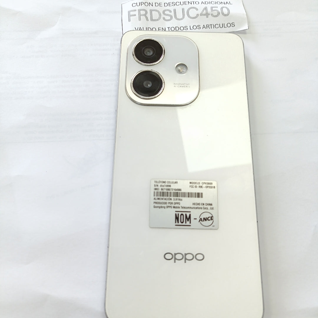 CELULAR OPPO A60 CPH3669 256 GB 8 GB RAM (SEMINUEVO)