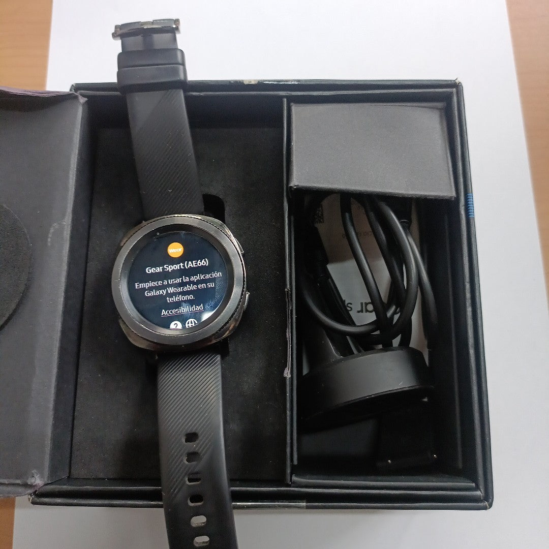 SMARTWATCH SAMSUNG GALAXY GEAR SPORT SM-R600 42 MM BLUETOOTH (SEMINUEVO)