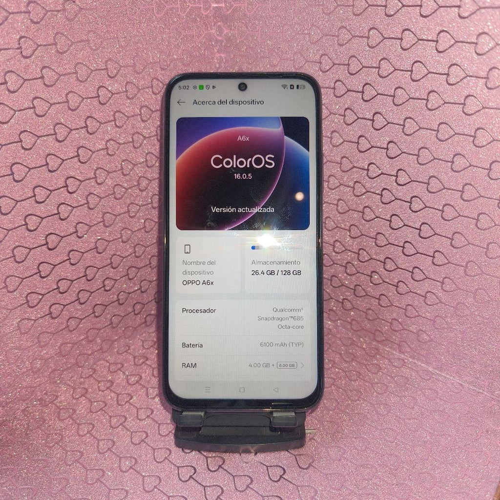CELULAR OPPO A6X CPH2819 (2025) 128 GB 4 GB RAM (SEMINUEVO)