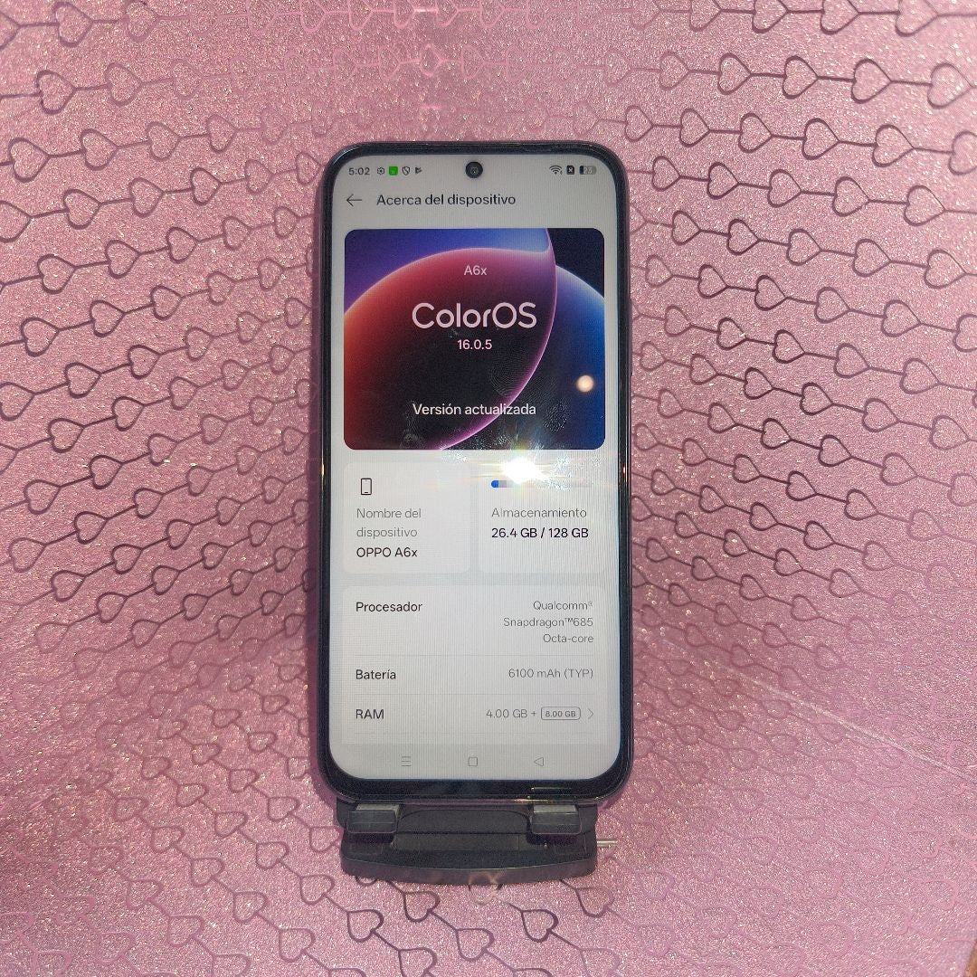 CELULAR OPPO A6X CPH2819 (2025) 128 GB 4 GB RAM (SEMINUEVO)