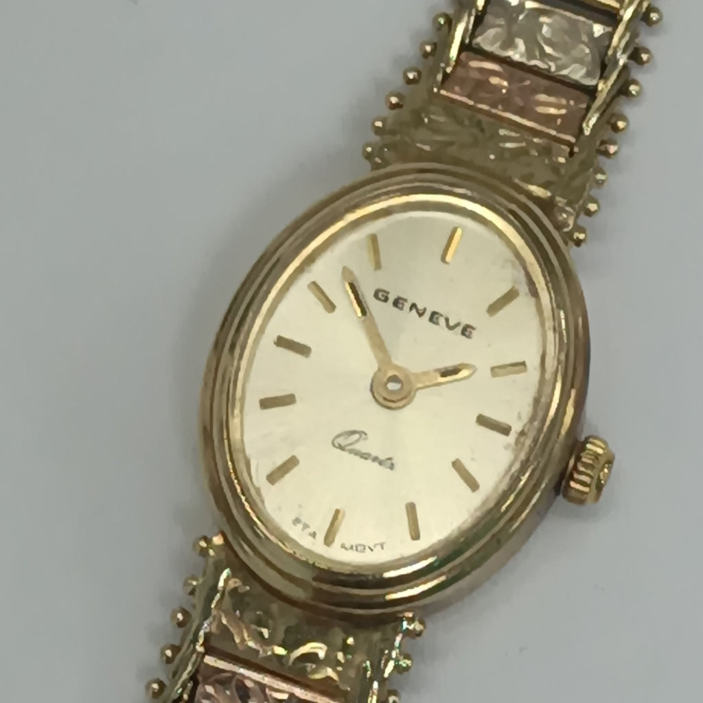 RELOJ CAJA Y PULSO ORO ORO 14 K 19.1 GRMS (SEMINUEVO)