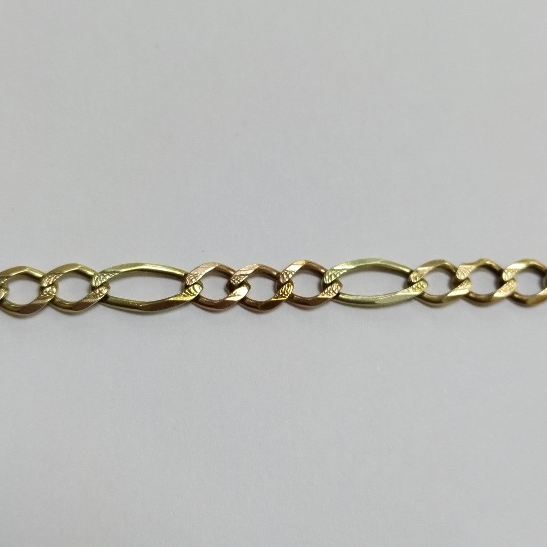 PULSERA ORO COMBINADO 14 K 7,80 GRMS (SEMINUEVO)