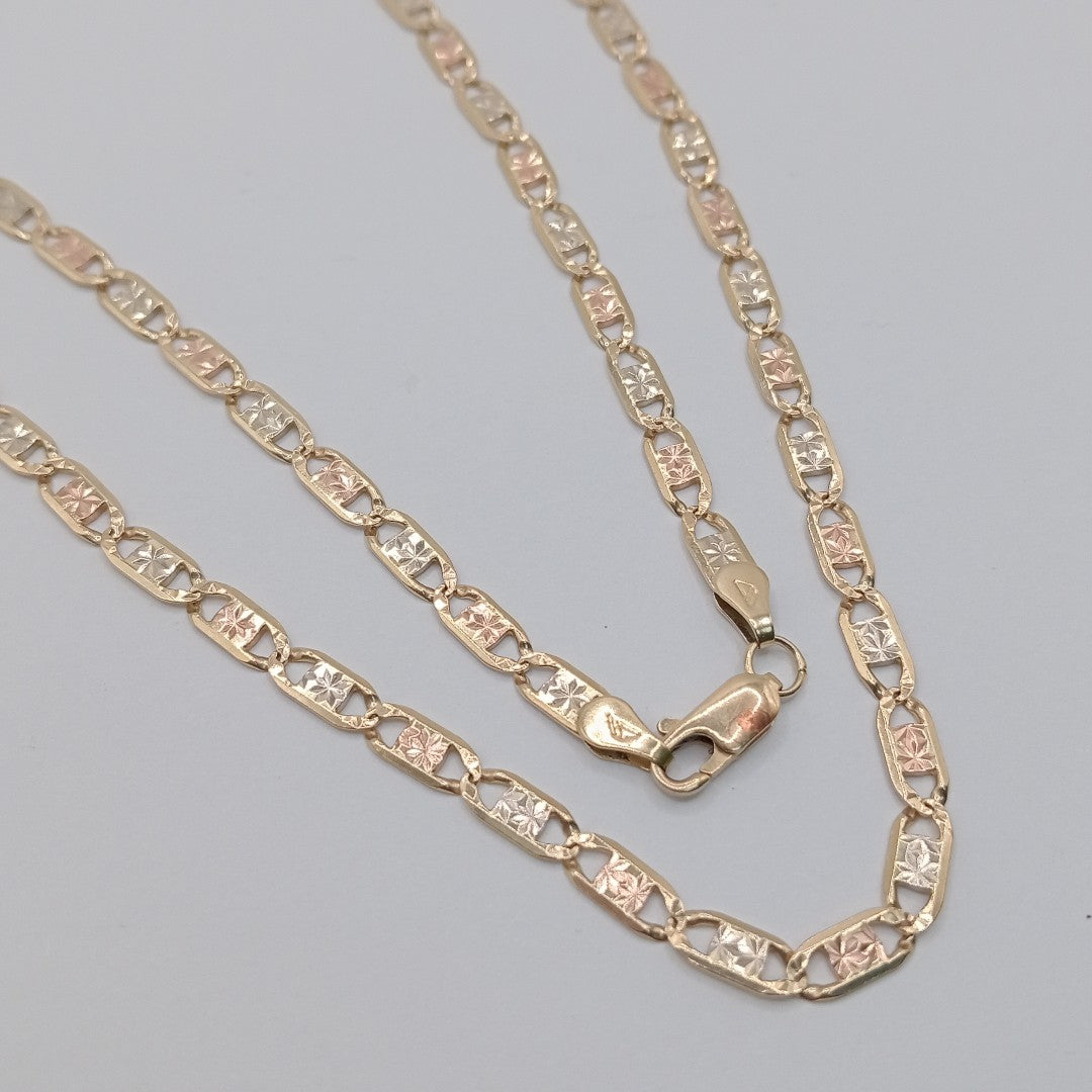 CADENA ORO COMBINADO 14 K 17,70 GRMS (SEMINUEVO)