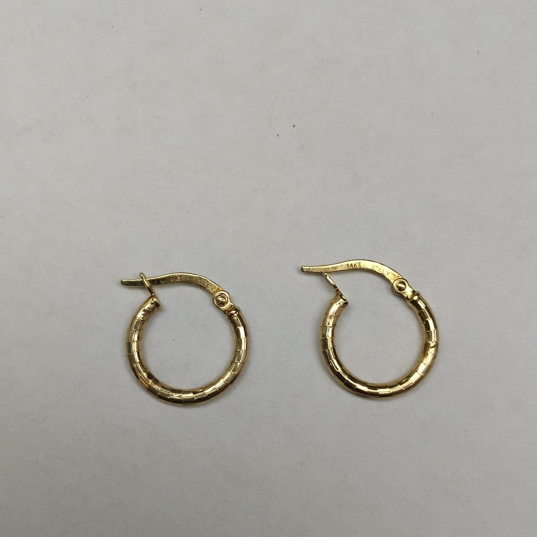 ARRACADAS PAR ORO 14 K 0.8 GRMS (SEMINUEVO)