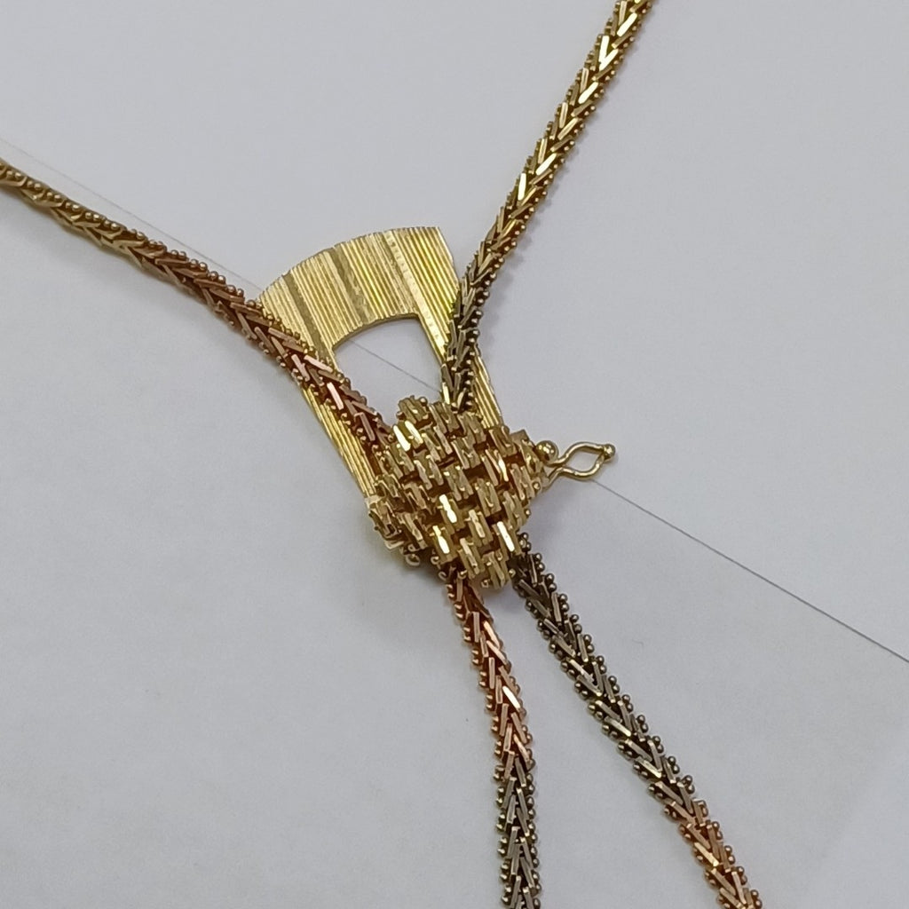 GARGANTILLA ORO,ORO COMBINADO 14 K 29,70 GRMS (SEMINUEVO)