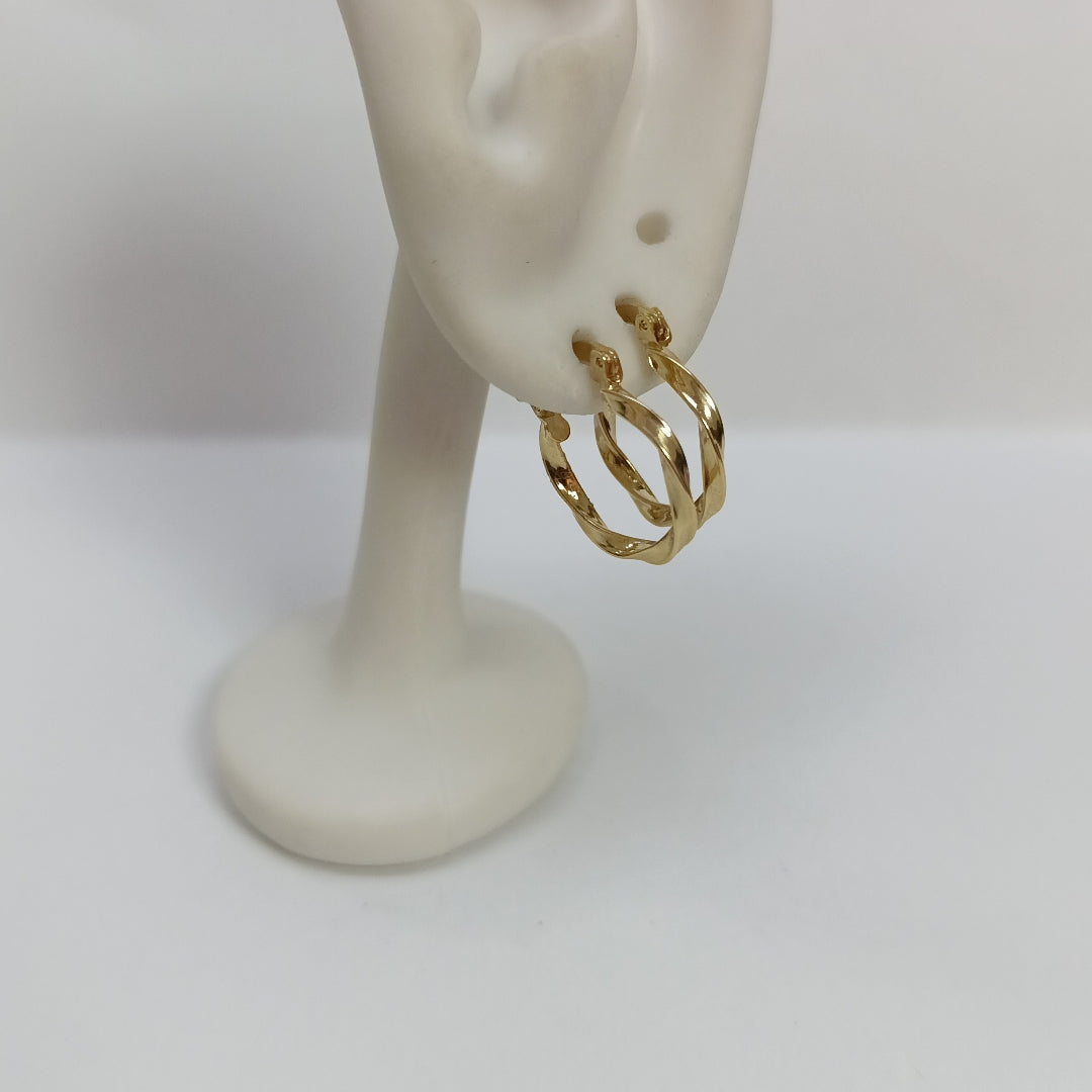 ARETES ARRACADAS TORZAL 14K 1.1 GR (NUEVO)