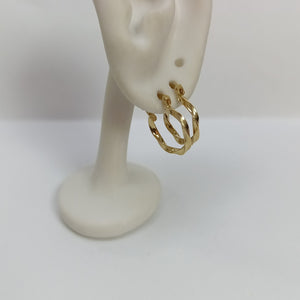 ARETES ARRACADAS TORZAL 14K 1.1 GR (NUEVO)