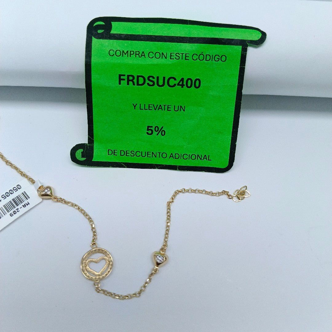 PULSERAS DAMA ORO 14K 2 (NUEVO)