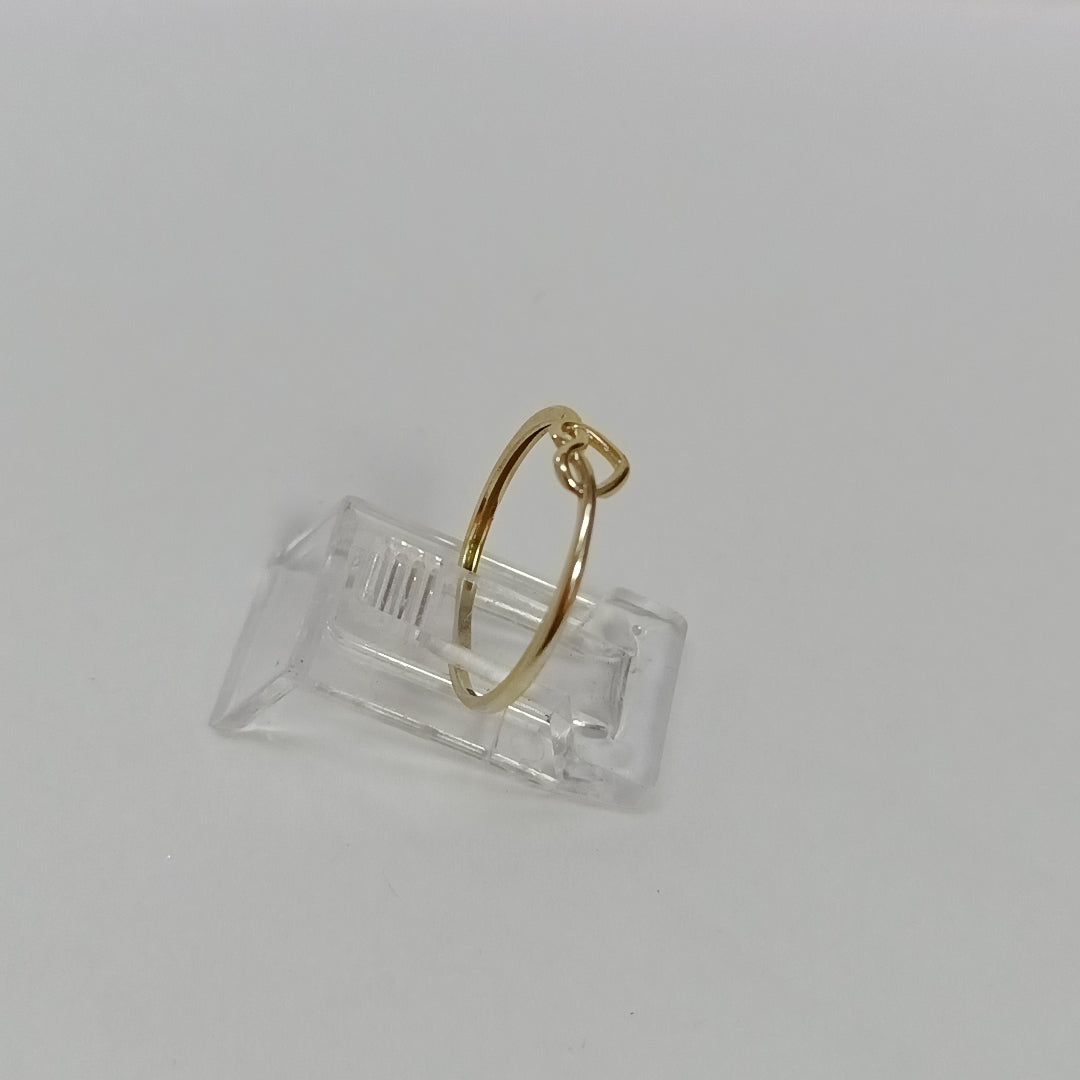 ANILLOS ANILLITO FIG CORAZON 10K TALLA 8 0.9 GR (NUEVO)