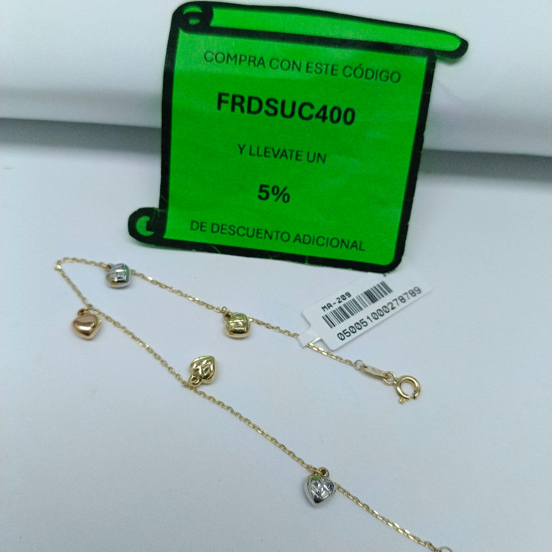 PULSERAS DAMA ORO 14K 2 (NUEVO)