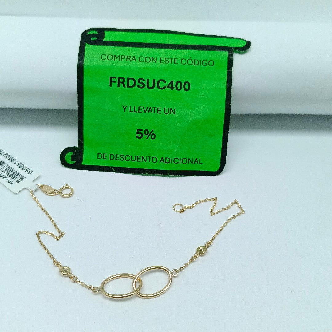 PULSERAS DAMA ORO 14K 1.3 (NUEVO)