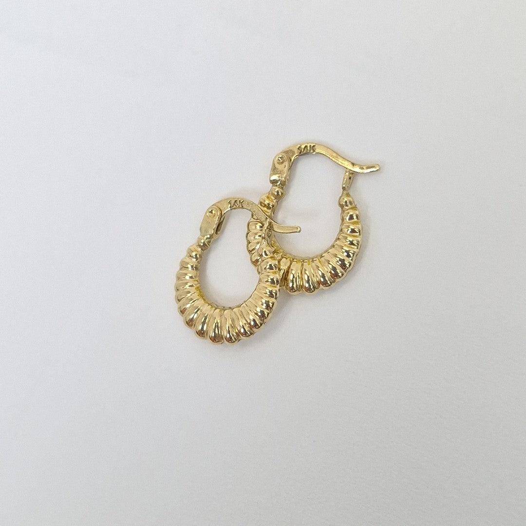 ARRACADAS ORO 14K 1.1 (NUEVO)