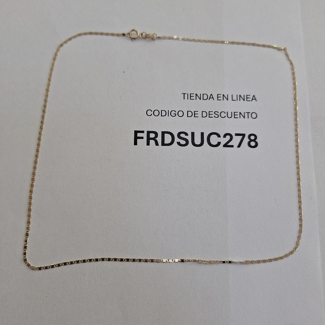 CADENA GUCHI 14K 50 CM 1.9 GR (NUEVO)