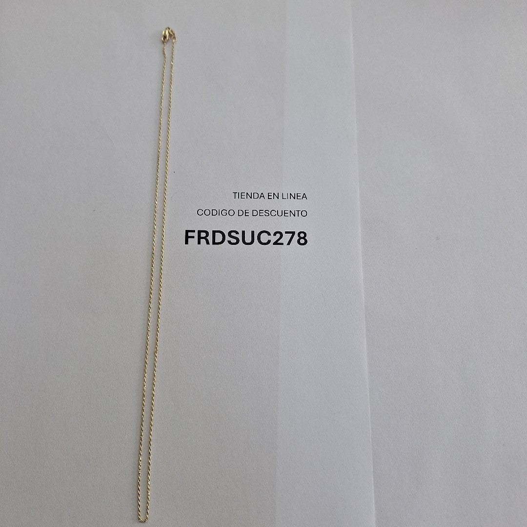 CADENA TORZAL 14K 55 CM 2.9 GR (NUEVO)