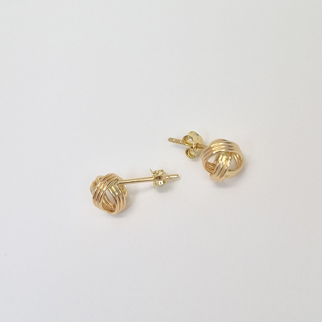 BROQUELES ORO 14K 1.8 (NUEVO)