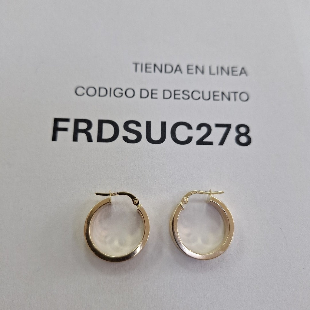ARRACADAS ORO 14K 2.4 (NUEVO)