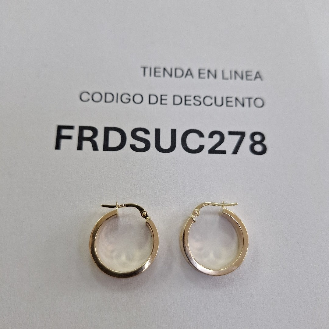 ARRACADAS ORO 14K 2.4 (NUEVO)