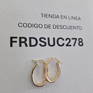ARRACADAS ORO 14K 1.5 (NUEVO)