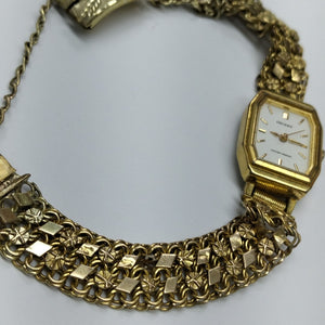 RELOJ CAJA ACERO PULSO ORO ORO 10 K 24.9 GRMS (SEMINUEVO)