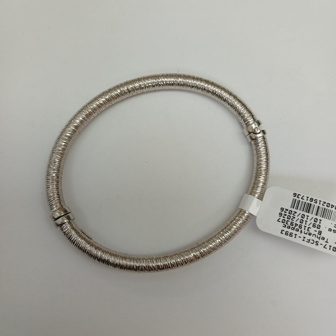 PULSERA RIGIDA ORO BLANCO 14 K 10.2 GRMS (SEMINUEVO)