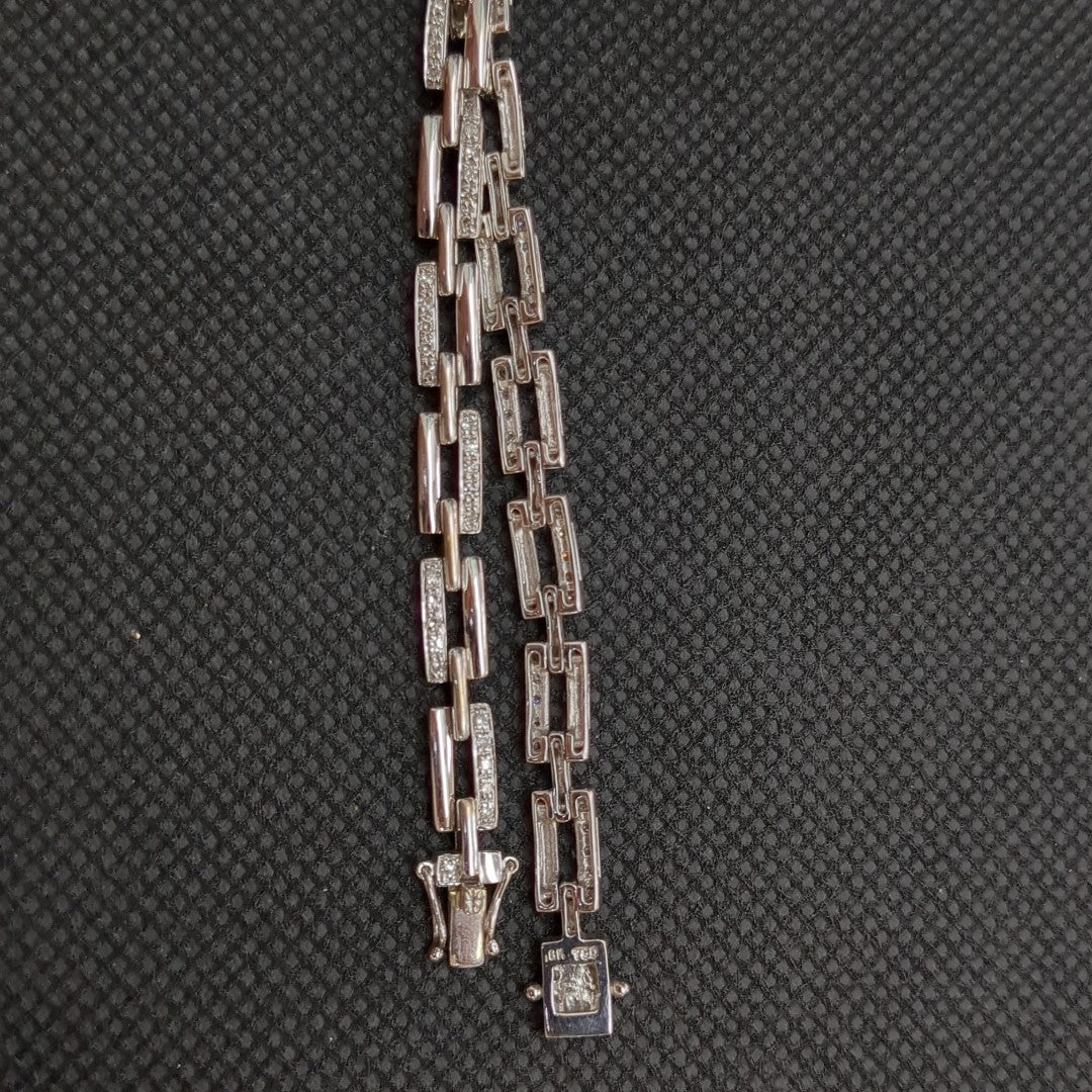 PULSERA ORO BLANCO 18 K 12,20 GRMS (SEMINUEVO)