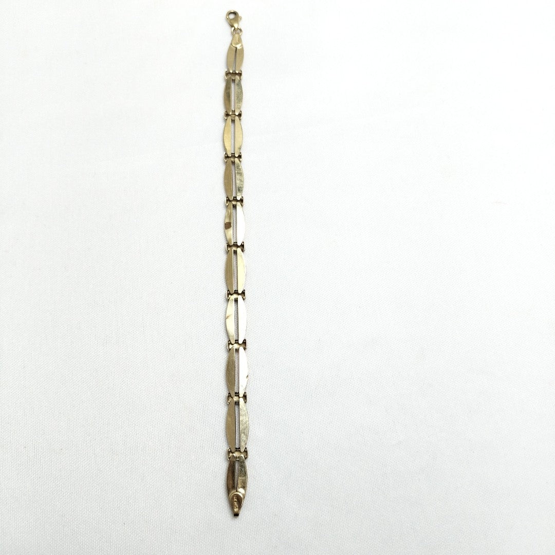 PULSERA ORO COMBINADO 10 K 6,30 GRMS (SEMINUEVO)