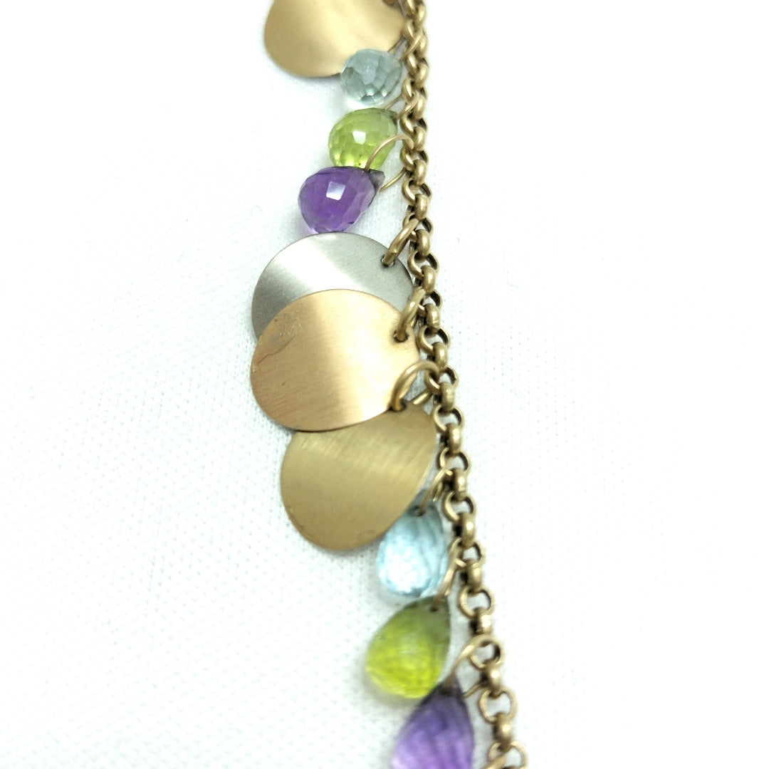 PULSERA ORO,ORO COMBINADO 10 K 5,10 GRMS (SEMINUEVO)
